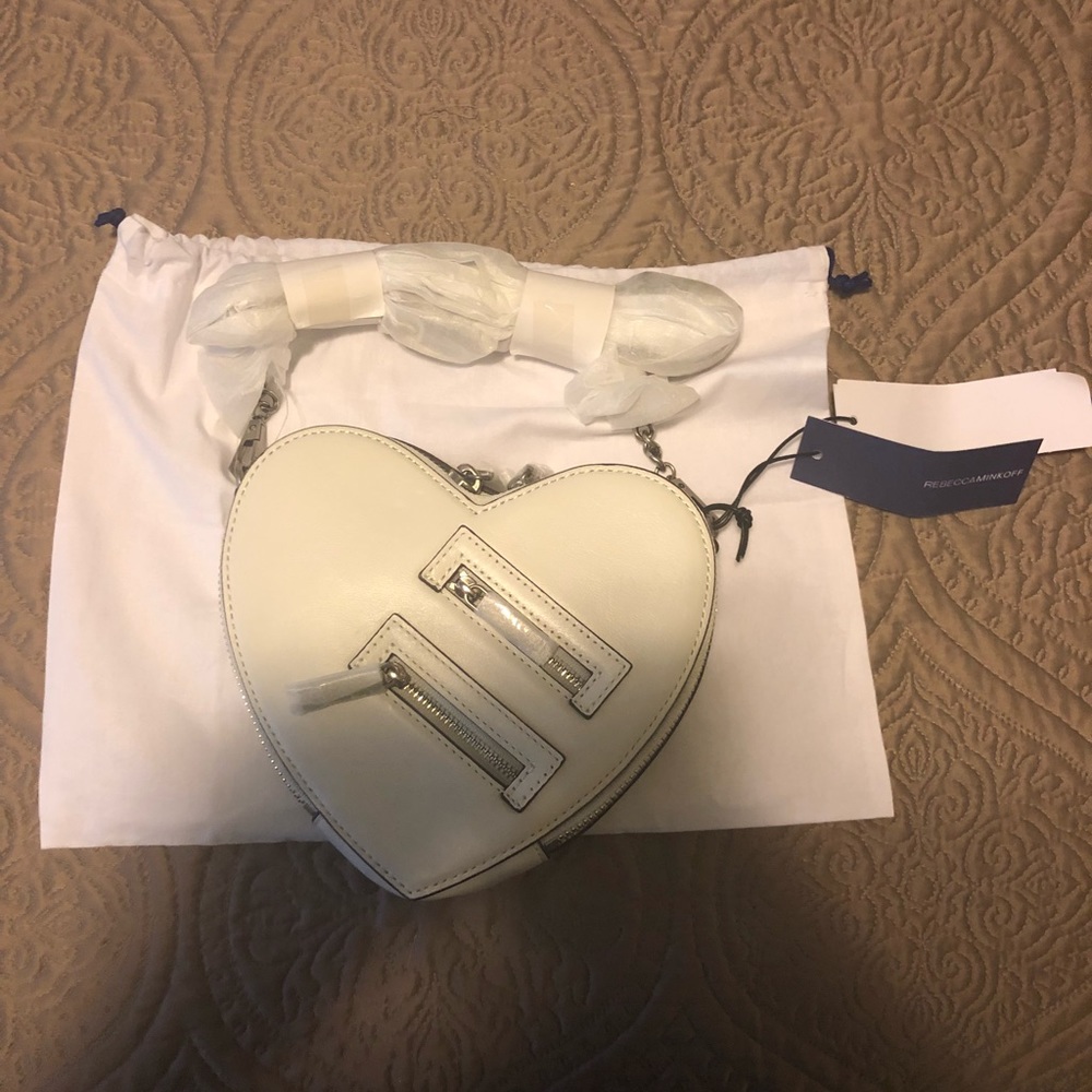 Rebecca Minkoff heart clutch